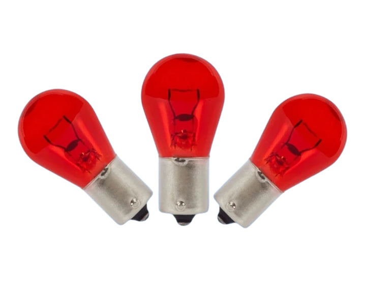 12V red brake light indicator bulb, 21W with BA15S base for car stop and tail lights