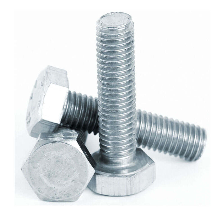 Assorted metric hardware M10 setscrews nuts and flat washers
