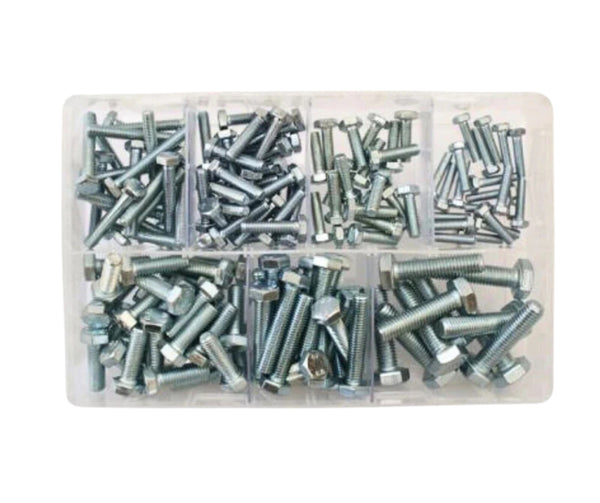 Assorted setscrews, metric M5, M6, M8, M10 bolts and set screws
