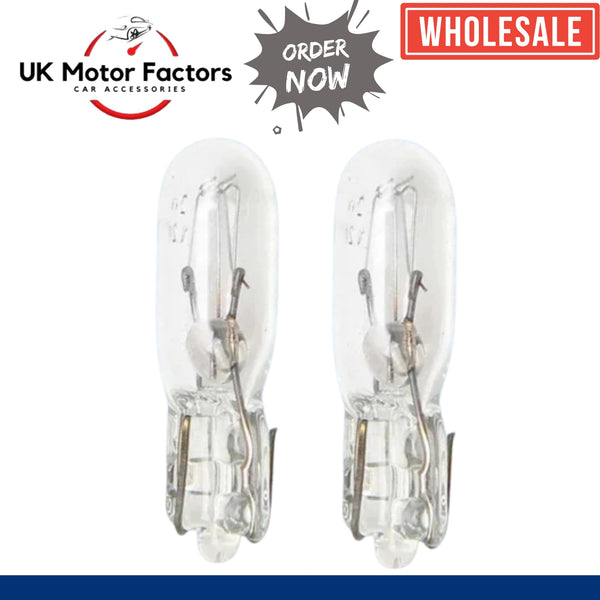 12V 1.2W 286 Car Dashboard Instrument Panel Wedge Bulb - UK MOTOR FACTORS