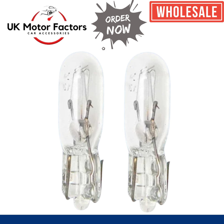 12V 1.2W 286 Car Dashboard Instrument Panel Wedge Bulb - UK MOTOR FACTORS