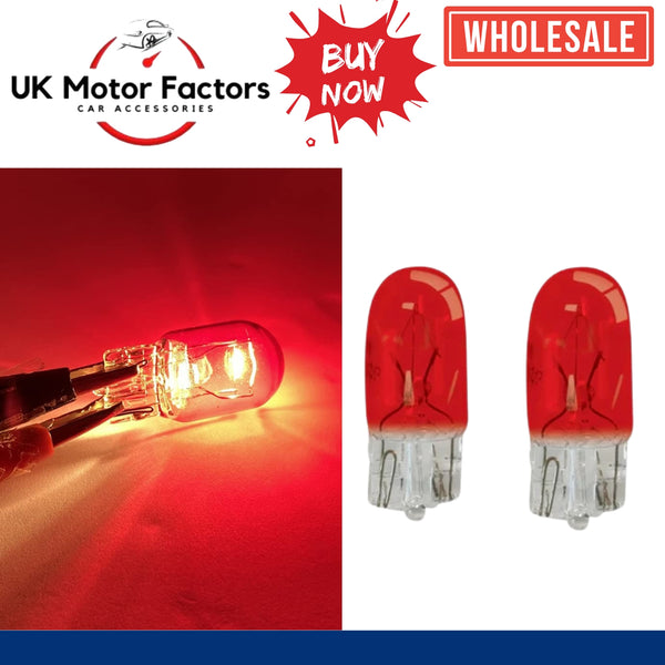 10 x 580 / 380W Stop Tail Brake Light Bulbs Large Capless Car Amber 12V-21/5W - UK MOTOR FACTORS