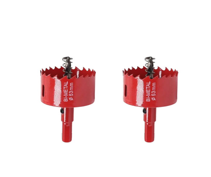 Bi metal Hole Saw M42 Arbor Pilot 53mm Drill Bit for Hole in metal wood Plastic - UK MOTOR FACTORS