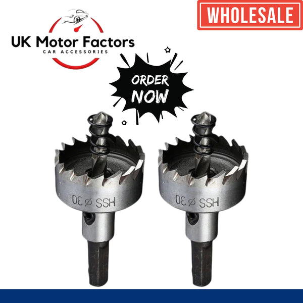 HSS Hole Saw Tooth for Steel Metal Steel Drill Bits Cutter Hole Saw 15mm-60mm - UK MOTOR FACTORS