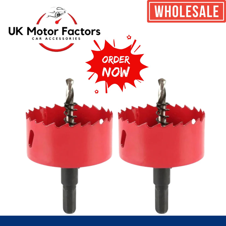 Bi metal Hole Saw [18mm 20mm 24mm 28mm 30mm 35mm 38mm 45mm 50mm 55mm] Drill Bits - UK MOTOR FACTORS
