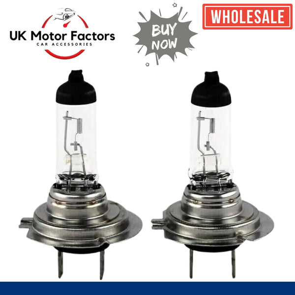 H7 55W Xenon Super White Headlight Bulbs | Full/Dipped Beam 12V 499-XE - UK MOTOR FACTORS