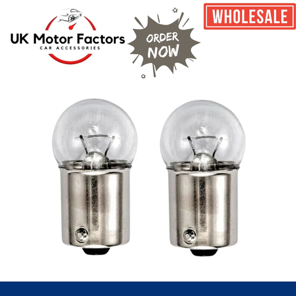 Automotive 245 Side Tail Parking Light (12V - 10W) Cars Side Light Bulbs 10 Pcs - UK MOTOR FACTORS