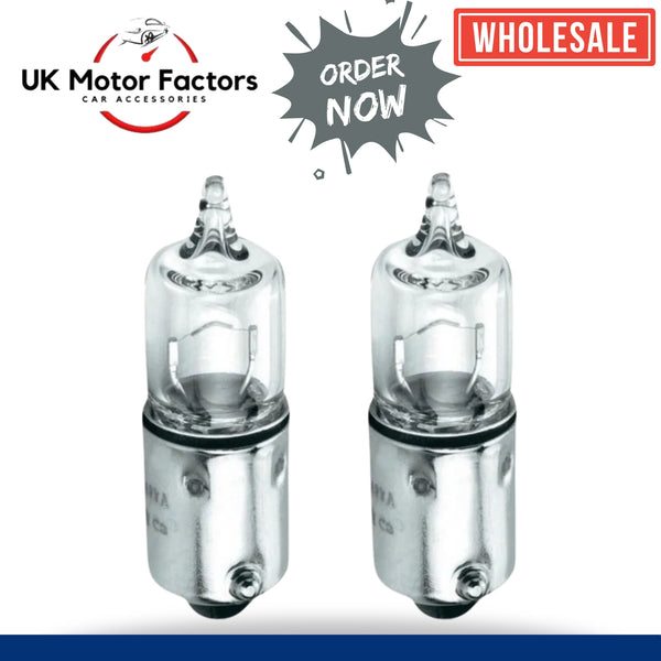 BAX9S 12V 6W Halogen Side/Tail Light Bulb | Fits UK Cars – Reverse, Indicator, Parking - UK MOTOR FACTORS