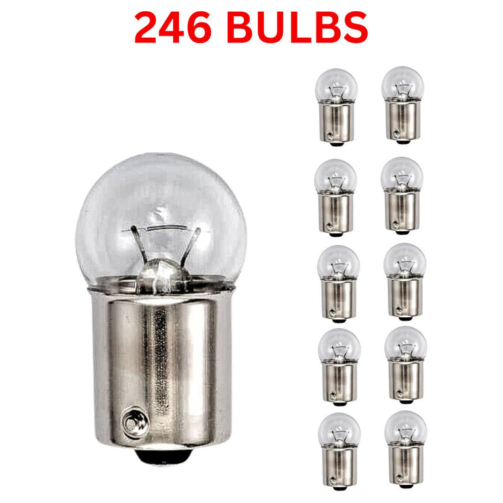 Automotive 246 Side Tail light Car Auto Van Bike Bulb Lamps 24v-10w 10 Pcs bulb - UK MOTOR FACTORS