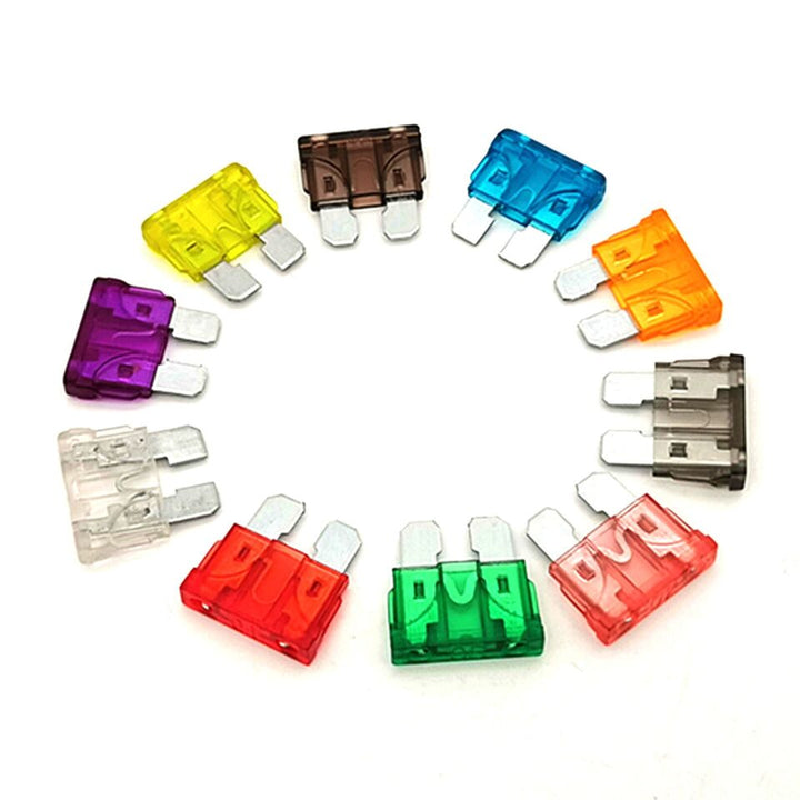 Assorted standard blade fuses 3A-40A for automotive
