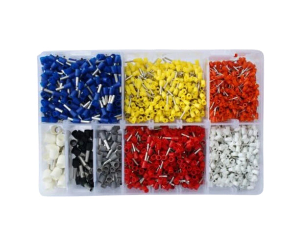 Assorted German cord end terminals ferrule bootlace
