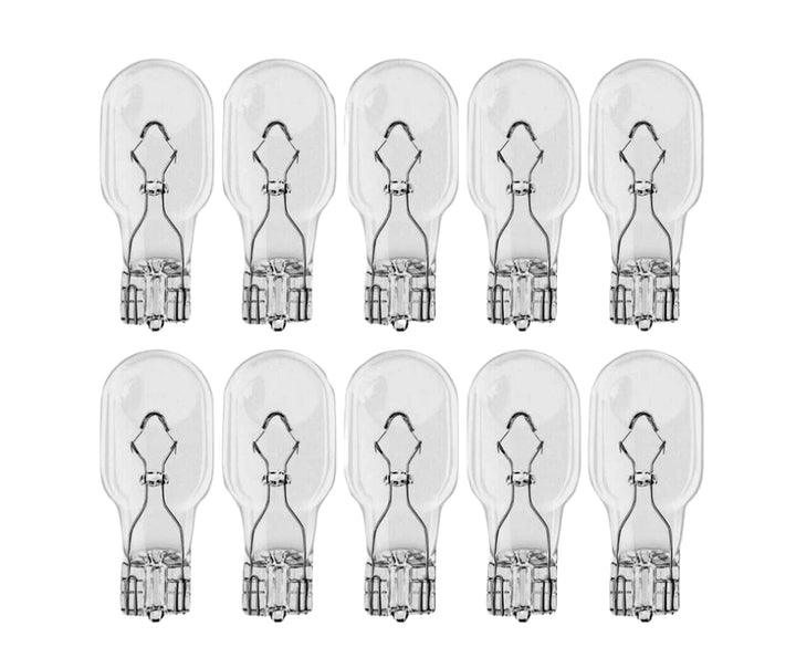 T10 501 Bulbs 12v 5W sidelight Capless Number Plate w5w Halogen Car Bulb (x 100) - UK MOTOR FACTORS