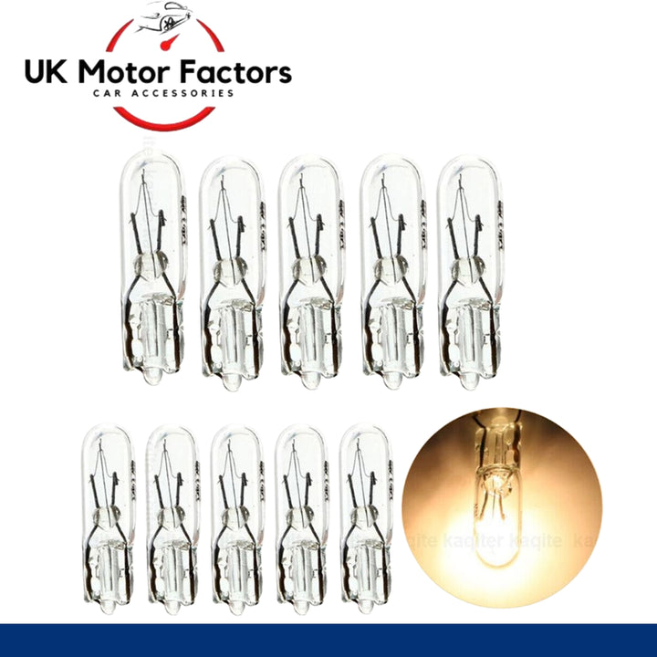 12V 1.2W 286 Car Dashboard Instrument Panel Wedge Bulb - UK MOTOR FACTORS