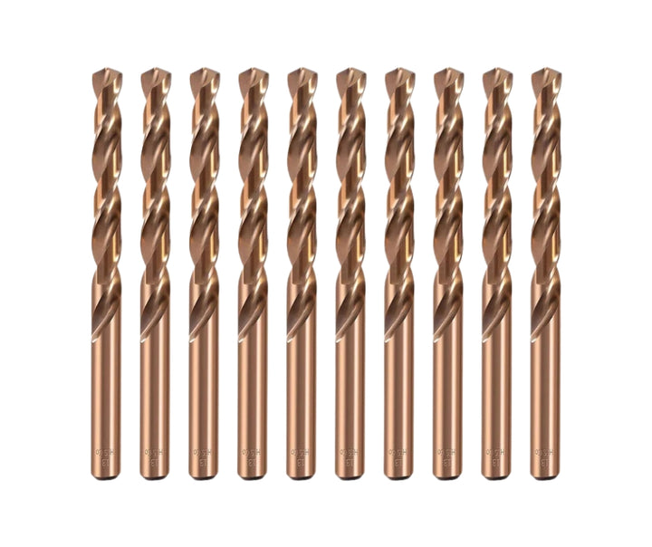 HSS Cobalt gold Jobber Drill Bits - For Drilling Stainless Wood and Hard Metals - UK MOTOR FACTORS