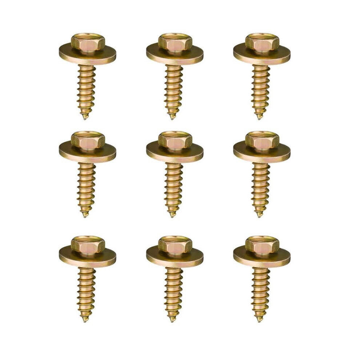 Acme screws with hex-washer head self-drilling 8-14 gauge BZP
