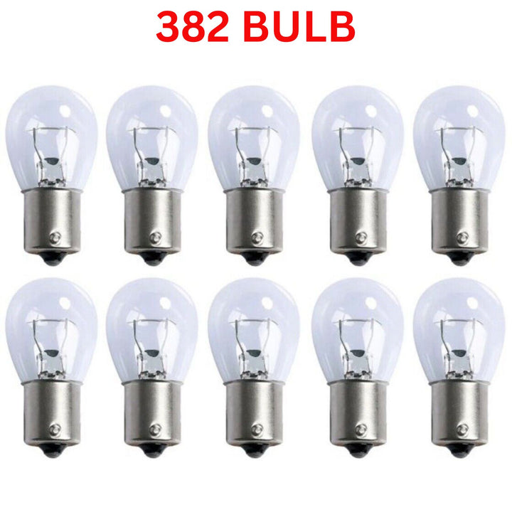 60x Car Bulb Garage Pack Assorted 12v Bulbs -10Pcs EACH 380 382 581 207 501 239 - UK MOTOR FACTORS