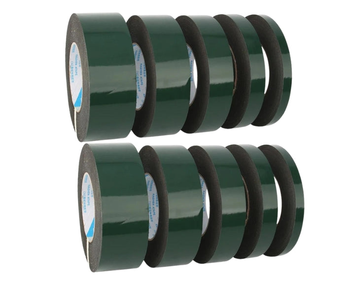 Heavy-duty black double-sided foam tape
