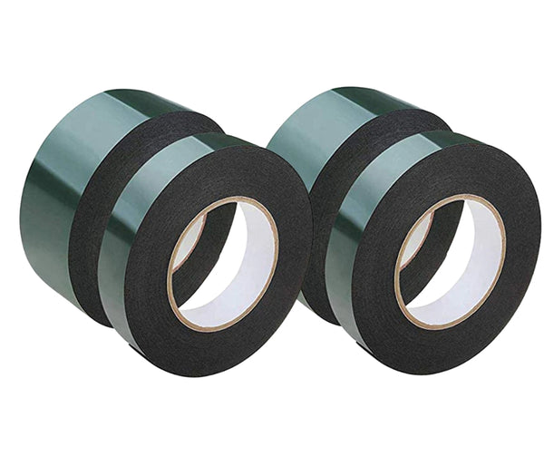 Heavy-duty black double-sided foam tape
