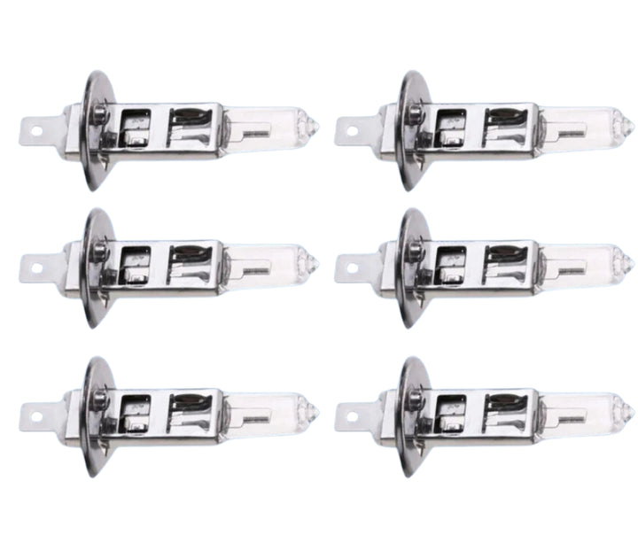 H1 55W super bright halogen headlight bulb, 12V, for cars, vans, and auto lighting, Xenon style