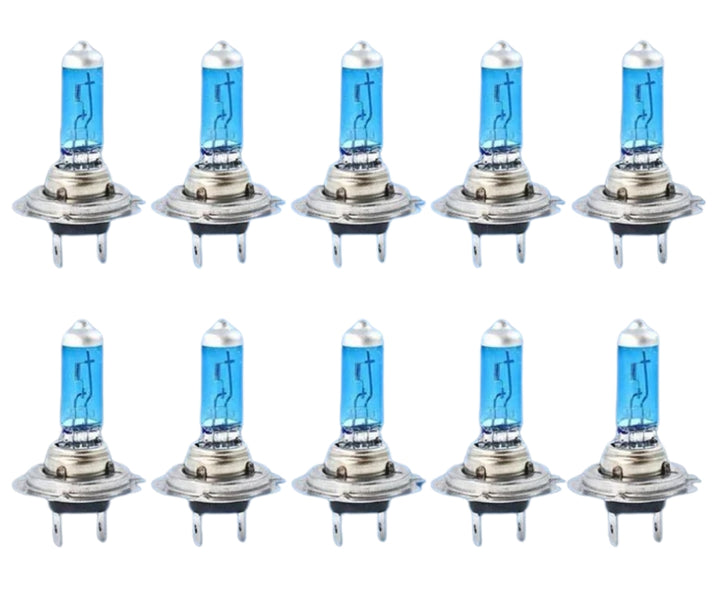 H7 55W halogen cool blue headlight bulbs 12V
