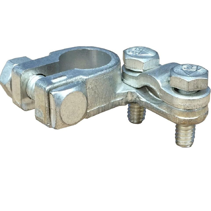 Offset battery terminals heavy-duty tin-plated brass
