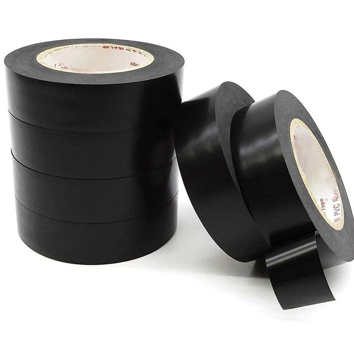 PVC electrical insulation tape 19mm x 20m fire retardant 6 rolls
