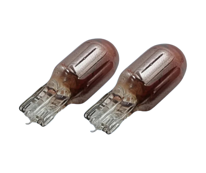 T10 amber automotive capless side tail light bulb for cars, 12V-5W, high brightness